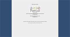 Desktop Screenshot of paeludi.de